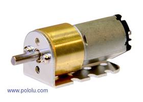 Pololu 15.5D mm metal gearmotor bracket pair with 15.5D motor